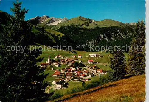 AK / Ansichtskarte  Berwang_Tirol_AT mit Knittelkarspitze Steinkarspitze Galtjoch Abendspitze 