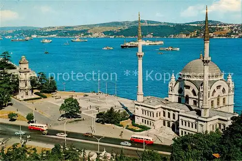 AK / Ansichtskarte  Istanbul_Constantinopel_TK Dolmabahce Moschee und Bosphorus 