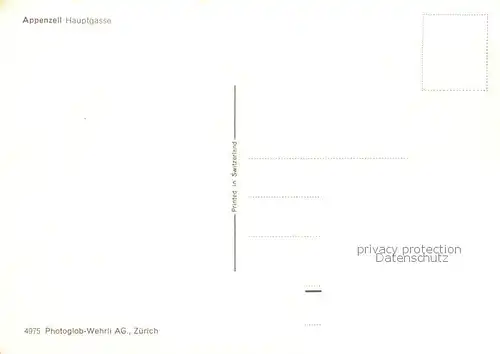 AK / Ansichtskarte  Appenzell_IR Hauptgasse Appenzell IR