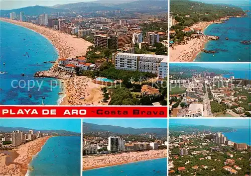 AK / Ansichtskarte 73843497 Playa_de_Aro_Cataluna_ES Fliegeraufnahmen Strandpartien 