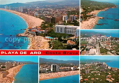 AK / Ansichtskarte  Playa_de_Aro_Cataluna_ES Fliegeraufnahmen Strandpartien 