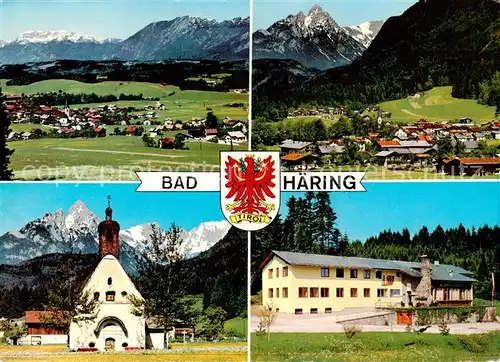 AK / Ansichtskarte 73843513 Bad_Haering_Tirol_AT mit Rofangebirge Wildem Kaiser Antoniuskapelle Kurhaus 