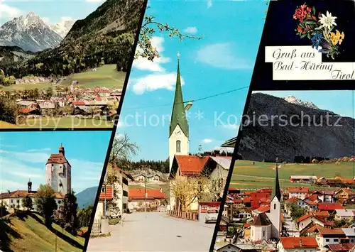 AK / Ansichtskarte  Bad_Haering_Tirol_AT Panorama Schloss Kirche  