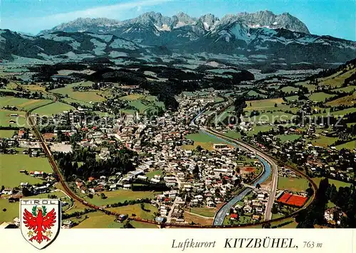 AK / Ansichtskarte 73843515 Kitzbuehel_Tirol_AT Fliegeraufnahme 