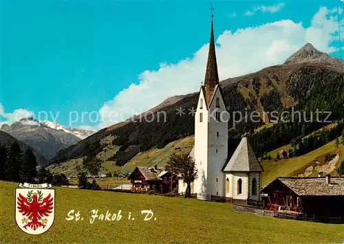 AK / Ansichtskarte 73843530 St_Jakob_Defereggen_Tirol_AT Kirche Panorama 