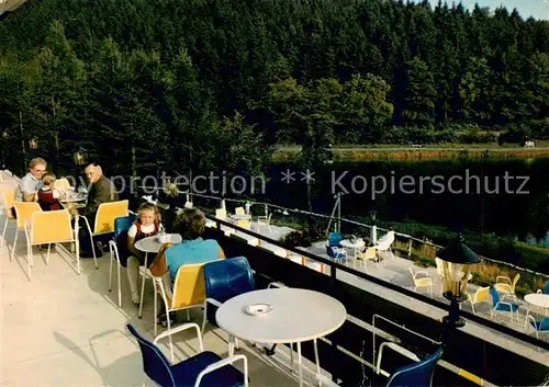 AK / Ansichtskarte 73843583 Ronshausen Hotel Cafe Restaurant Immensee Terrasse Ronshausen