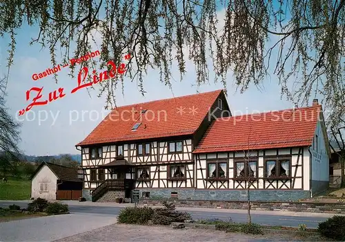 AK / Ansichtskarte  Reichelsheim_Odenwald Gasthof Pension Zur Linde Reichelsheim Odenwald