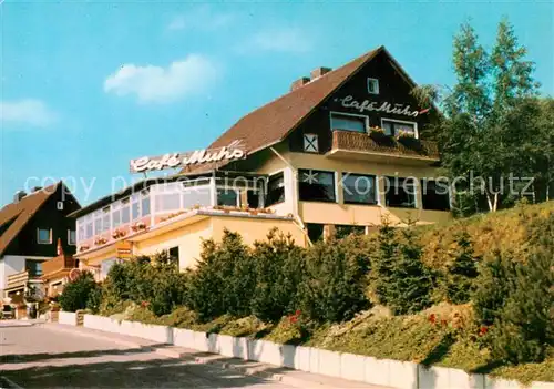 AK / Ansichtskarte  Schulenberg_Oberharz Cafe Muhs Schulenberg_Oberharz