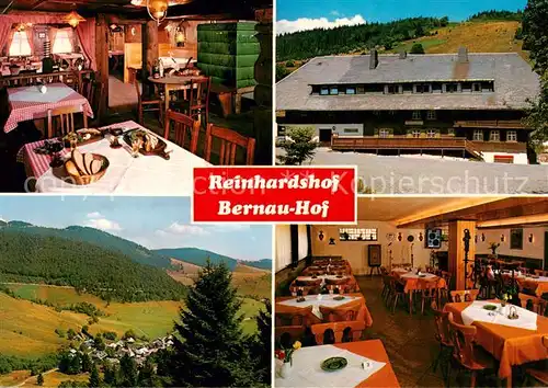 AK / Ansichtskarte  Hof_Bernau Gasthaus Pension Reinhardshof Panorama Gastraeume Hof_Bernau