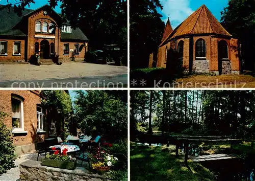 AK / Ansichtskarte  Eimke Landgasthof Buhr Garten Park Kirche Eimke