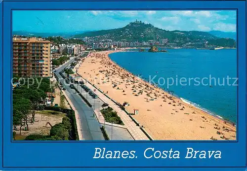 AK / Ansichtskarte  Blanes_Costa_Brava_ES Promenade S Abanell 