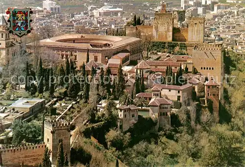 AK / Ansichtskarte  Granada_Andalucia_ES Vista general de la Alhambra 