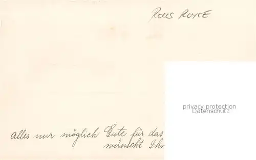 AK / Ansichtskarte Autos Rous Royce 