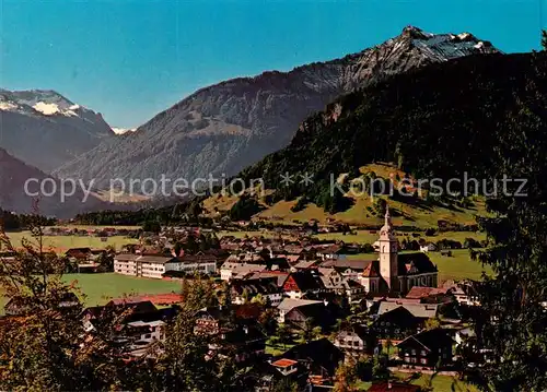 AK / Ansichtskarte Bezau_Vorarlberg mit Hangspitze Bezau Vorarlberg