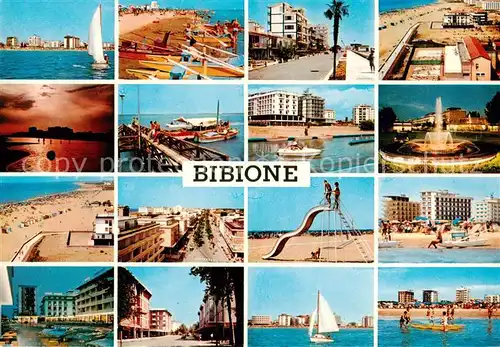 AK / Ansichtskarte Bibione_IT Teilansichten Strandpartien Hotels 