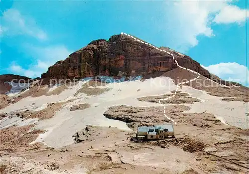 AK / Ansichtskarte Dolomiti__Dolomiten_IT Gr Sella Rifugio Boe Cima Boe 