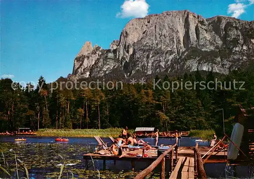AK / Ansichtskarte Dolomiti__Dolomiten_IT Lago di Fie Voelser Weiher 