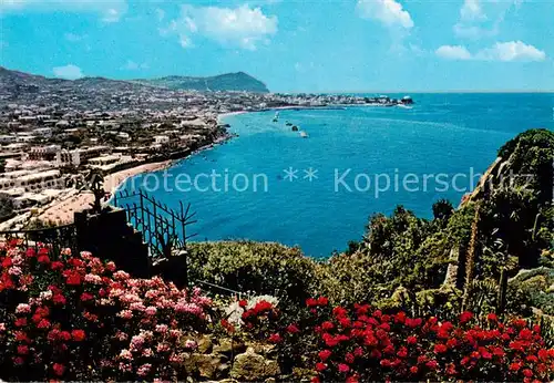 AK / Ansichtskarte Forio_d_Ischia_IT Panorama Spiaggia di San Francesco dal giardino esotico 