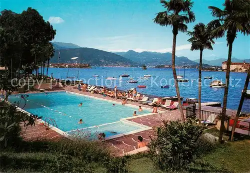 AK / Ansichtskarte Stresa_Borromeo_Lago_Maggiore_IT Le Isole Borromee Pool 