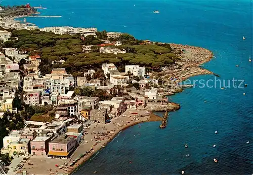 AK / Ansichtskarte Isola_d_Ischia Pineta e Spiaggia Veduta aerea Isola_d_Ischia