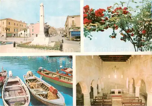 AK / Ansichtskarte Bardolino_Lago_di_Garda_IT Strassenpartie Bootsliegeplatz Kapelle Inneres 