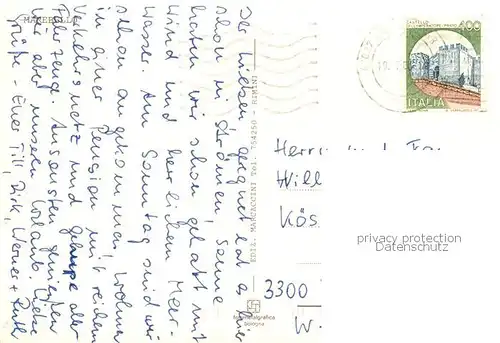 AK / Ansichtskarte Marebello_Rimini_IT Strandpartien 