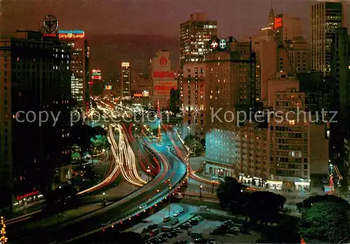 AK / Ansichtskarte Sao_Paulo_Brazil Aerial view of the center city area 