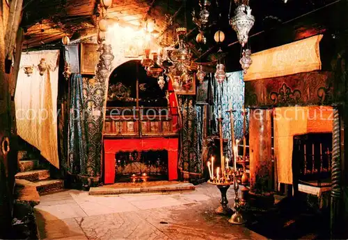 AK / Ansichtskarte Bethlehem_Yerushalayim Church of Nativity The Holy Manger Bethlehem_Yerushalayim