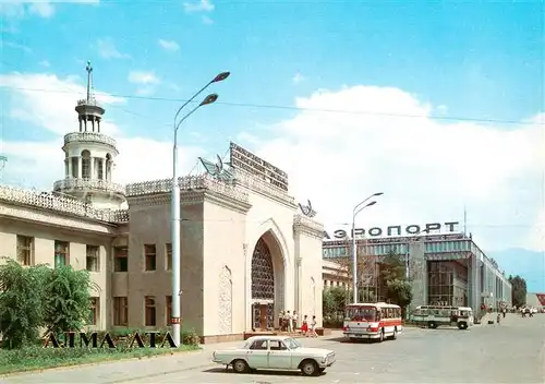 AK / Ansichtskarte Alma Ata_Almaty_Kasachstan Airport 