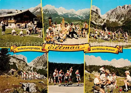 AK / Ansichtskarte Ellmau_Elmau_Tirol_AT Volkstanzgruppe Ellmau am Wilden Kaiser Details 