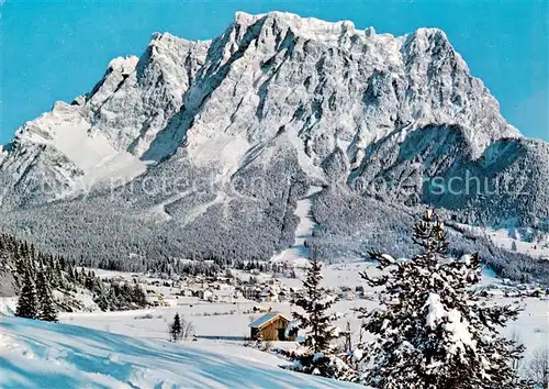 AK / Ansichtskarte Ehrwald_Tirol_AT mit Zugspitze 