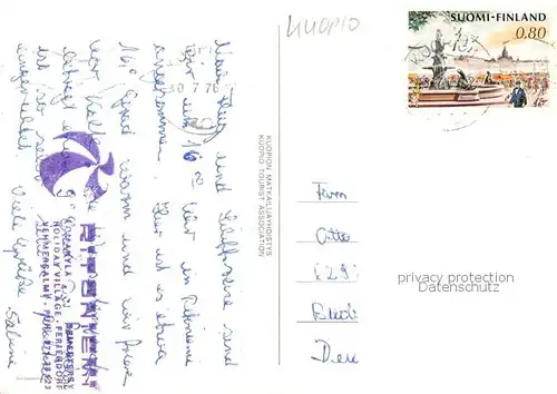 AK / Ansichtskarte Kuopio_Suomi Panorama 