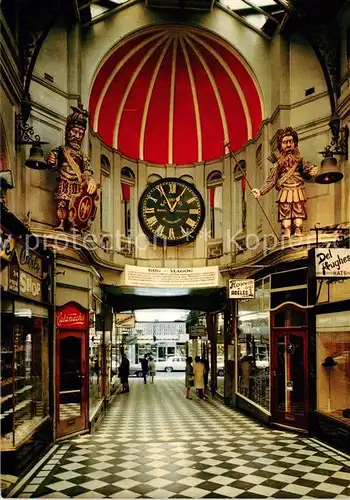 AK / Ansichtskarte Melbourne__Australia Cog and MaGog Royal Arcade 