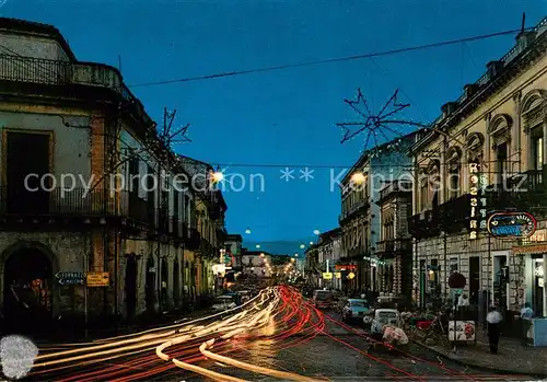AK / Ansichtskarte Giarre_IT Via Callipoli di notte 
