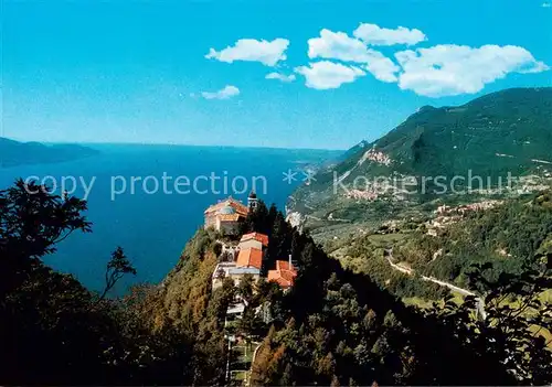 AK / Ansichtskarte Tignale_del_Garda_IT Santuario Monte Castello Fliegeraufnahme 