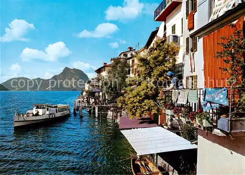 AK / Ansichtskarte Gandria_Lago_di_Lugano Teilansicht Gandria_Lago_di_Lugano