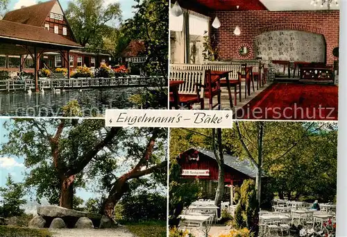 AK / Ansichtskarte Visbek Ausflugsrestaurant Engelmanns Baeke Freiterrasse Visbek