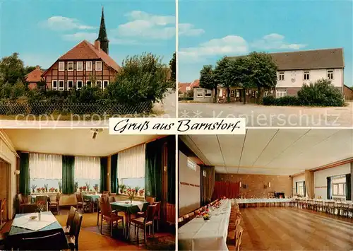 AK / Ansichtskarte Barnstorf_Diepholz Gasthof zur schoenen Aussicht Gastraeume Festsaal Barnstorf_Diepholz