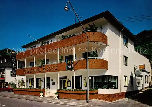 AK / Ansichtskarte Kestert_Rhein Hotel Restaurant Krone Kestert_Rhein
