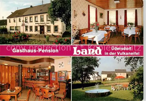 AK / Ansichtskarte uedersdorf Gasthaus Pension Land Reicharts Gaststube Bar Garten uedersdorf