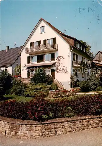 AK / Ansichtskarte Muellheim_Baden Haus Sacher Cafe Weinstube Muellheim_Baden