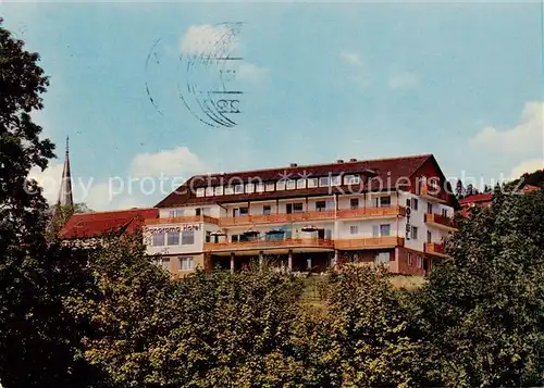 AK / Ansichtskarte Baiersbronn_Schwarzwald Panorama Hotel Baiersbronn Schwarzwald