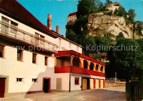 AK / Ansichtskarte Pottenstein_Oberfranken Gasthof Wagner Braeu Pottenstein_Oberfranken
