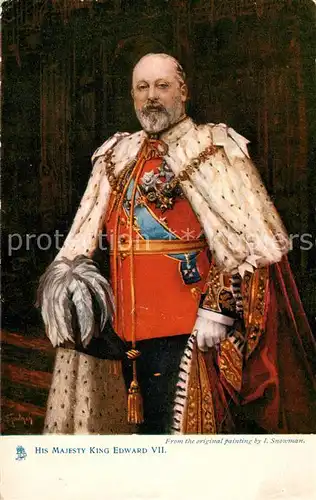 AK / Ansichtskarte 73844056 Verlag_Tucks_Oilette_Serie His Majesty King Edward VII 