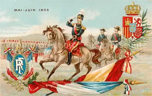 AK / Ansichtskarte  Militaria_France Mai Juin 1905 