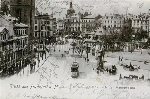 AK / Ansichtskarte  Strassenbahn Frankfurt am Main  