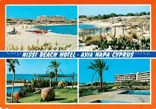 AK / Ansichtskarte 73844082 Ayia_Napa_Agia_Napa_Cyprus Nissi Beach Hotel Swimming Pool Strand 