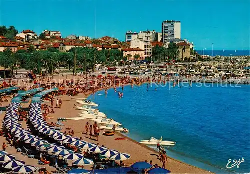 AK / Ansichtskarte  Sainte-Maxime-sur-Mer_83 La plage et le port 