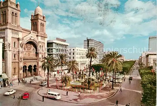 AK / Ansichtskarte  Tunis Avenue Abourguiba Tunis