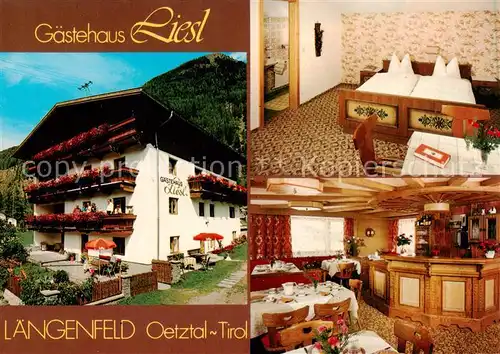 AK / Ansichtskarte  Laengenfeld_Oetztal Gaestehaus Liesl Empfang Restaurant Fremdenzimmer Laengenfeld Oetztal